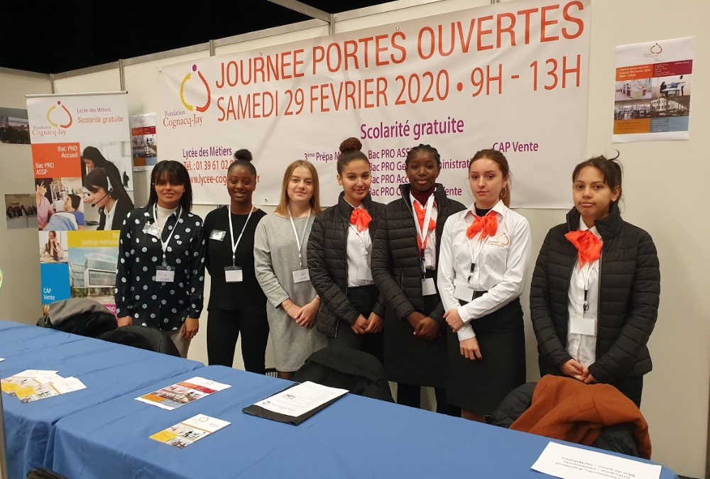 Les élèves ambassadeurs au forum des collégiens